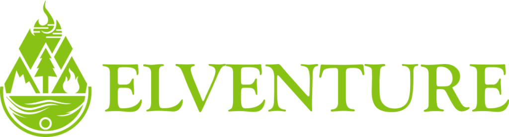logo elventure zielone