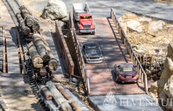 makieta mostu w palm springs w usa