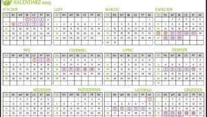 kalendarz urlopowy 2025, czyli odpowiedź na pytanie, jak zaplanować urlop w 2025