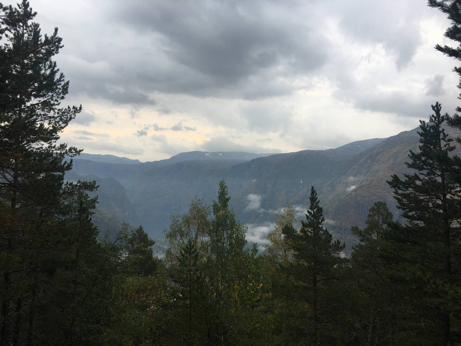 górzysta panorama Norwegii