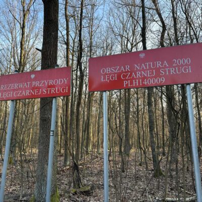 tablice informacyjne - puszcza słupecka oraz obszar natura