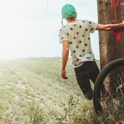 Rowrzysta na postoju. Czas mu jechać na Festiwal Żelaznego Szlaku