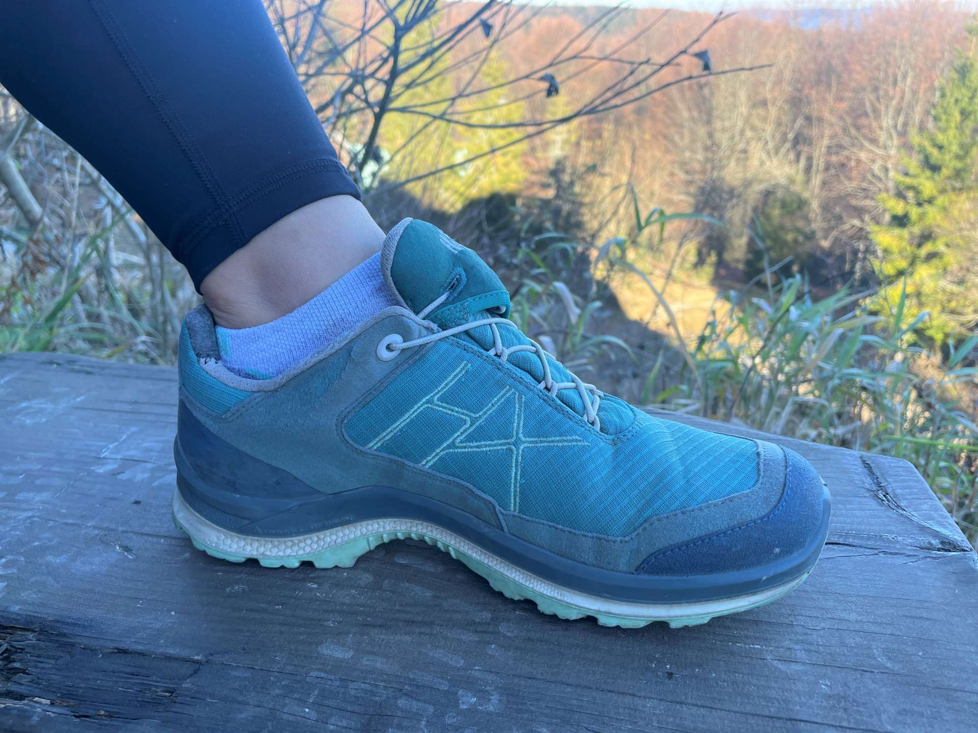 Buty HAIX Black Eagle Adventure 3.0 GTX WS low uchwycone z profilu