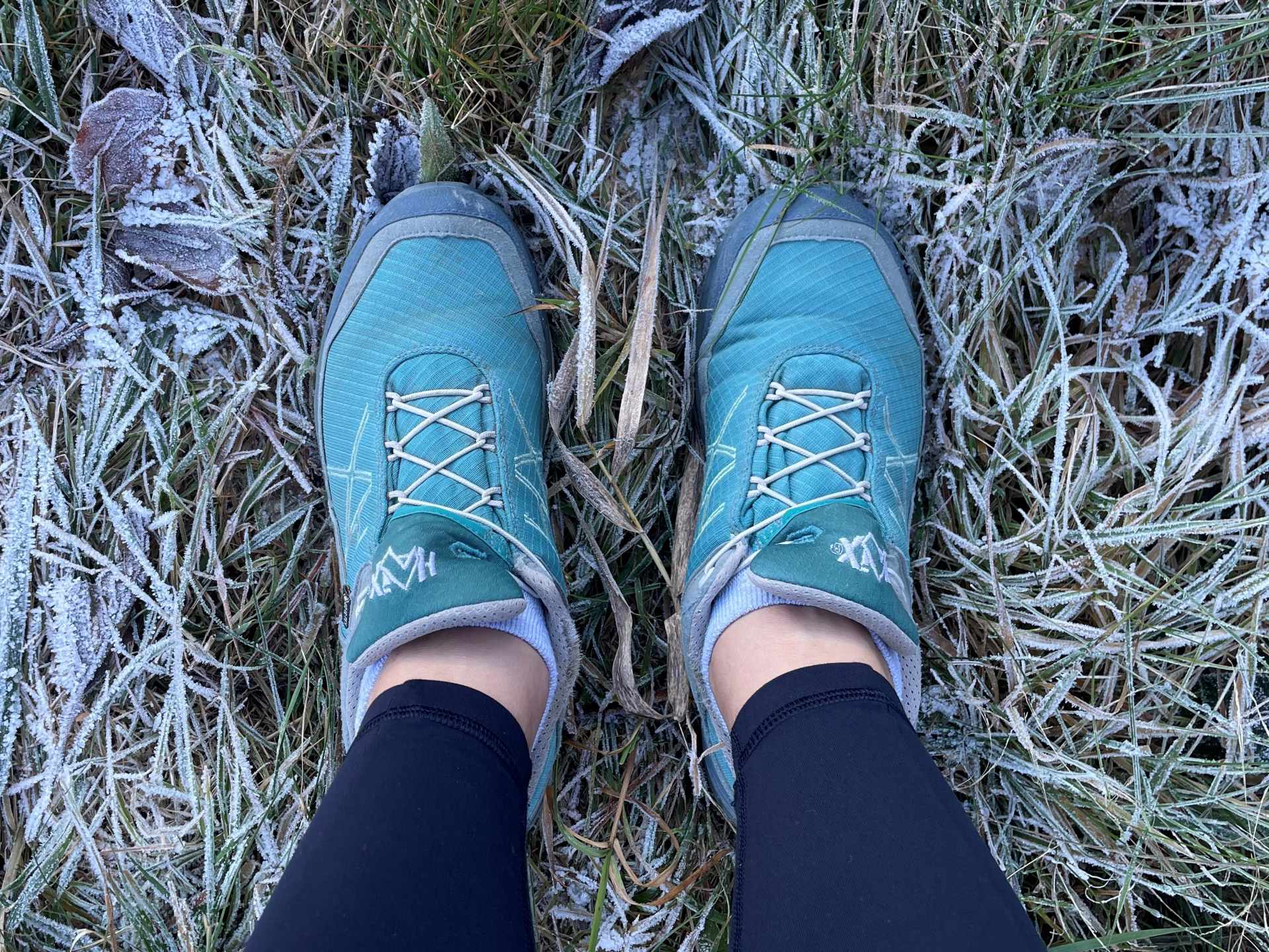 buty HAIX Black Eagle Adventure 3.0 GTX WS low profile widziane z góry, dobrze wyeksponowane są zaokrąglone wykończenia