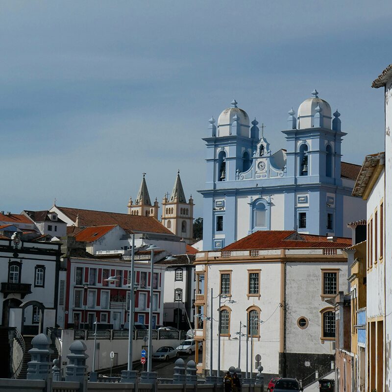 Niebieski kościół na Azorach