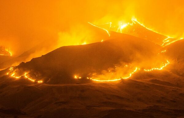 fala pożarów w Europie