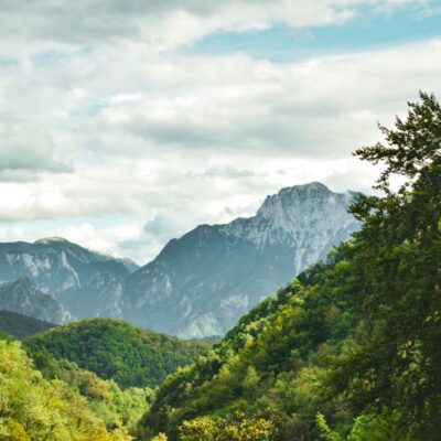 górski krajobraz z Bośni i Hercegowiny