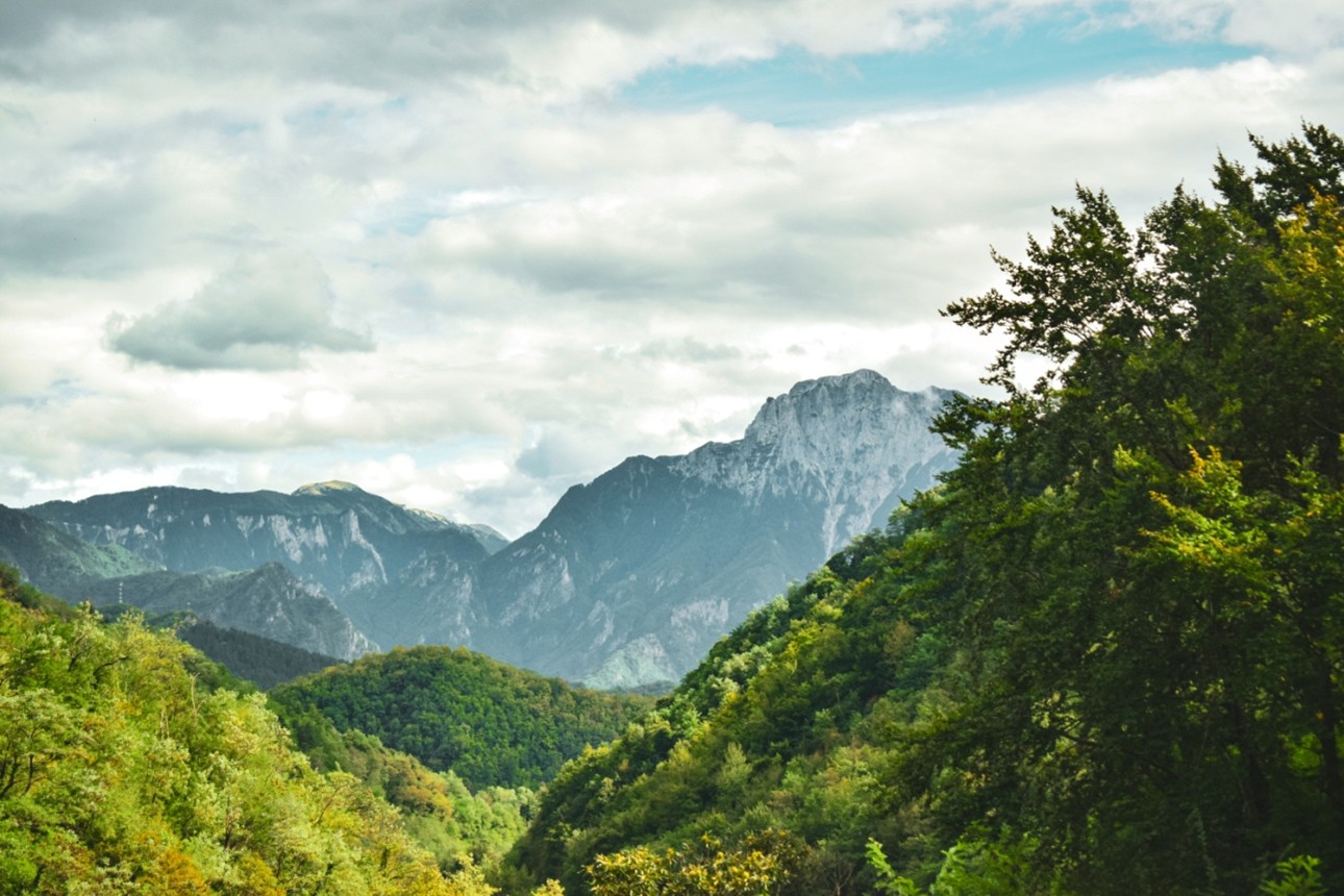 górski krajobraz z Bośni i Hercegowiny