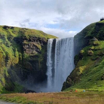 Islandia: Wodospad Skogafoss
