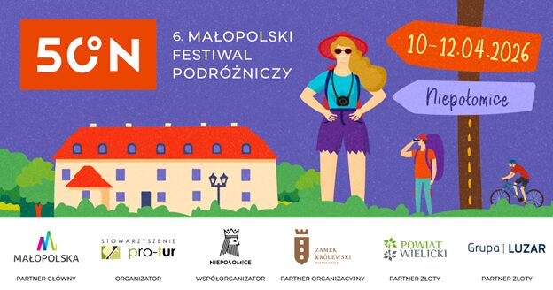 6. Małopolski Festiwal Podróżniczy 50N logo