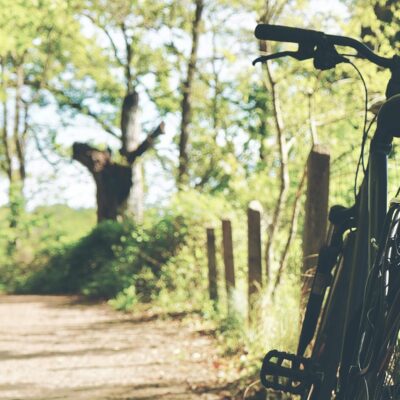 rower na trasie - widok prawie jak z VeloSkawa