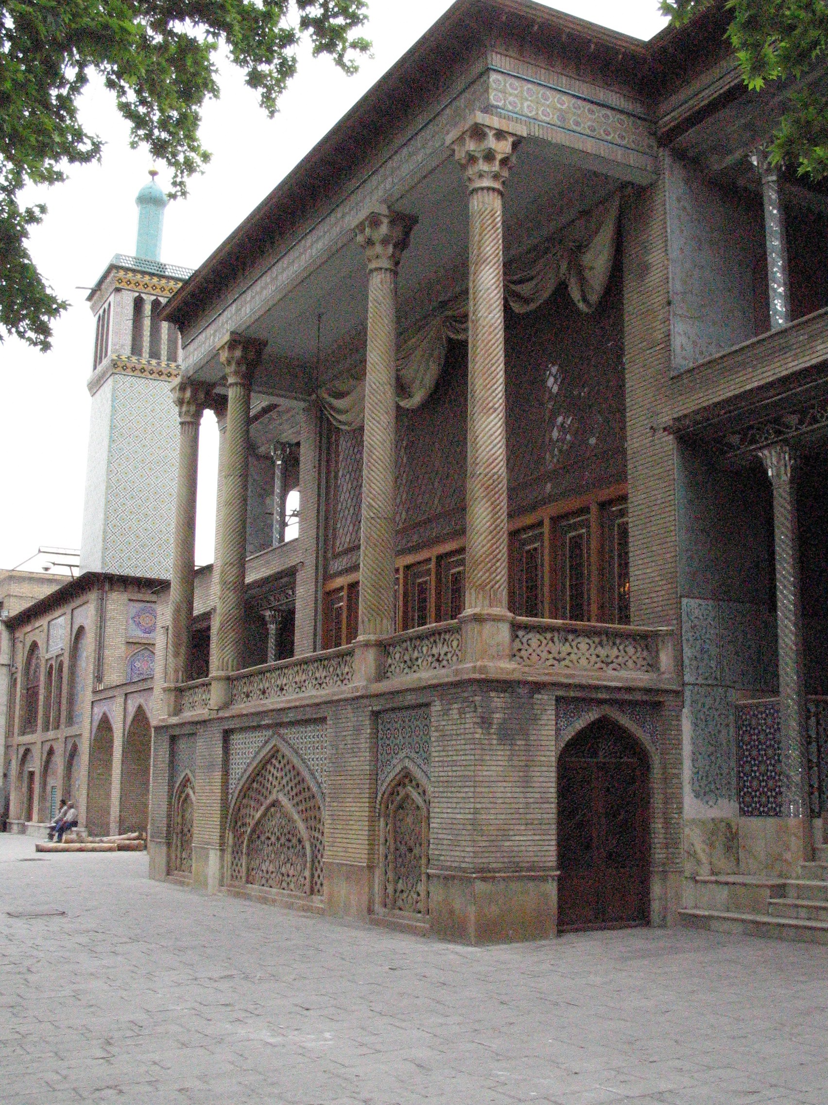 Turystyka na Bliskim Wschodzie - Emarat badgir, Golestan Palace, Teheran
