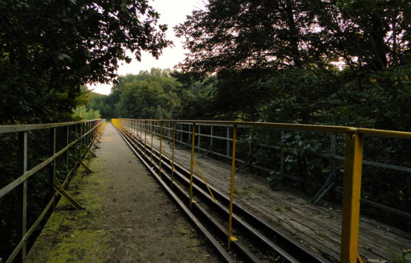 Most kolejki wąskotorowej w Koronowie